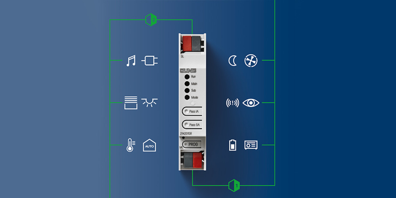 KNX Bereichs- und Linienkoppler bei G.W.I Elektro GmbH in Oberleichtersbach