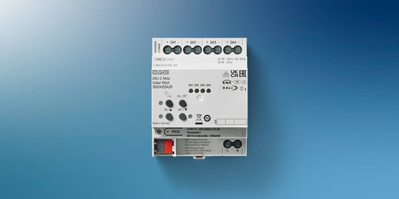 KNX DALI 2 Gateway Colour bei G.W.I Elektro GmbH in Oberleichtersbach